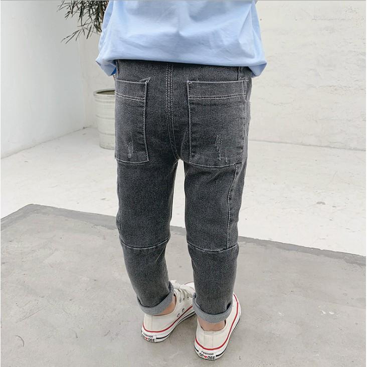 Quần Jean Dài skinny wax cho bé Q339