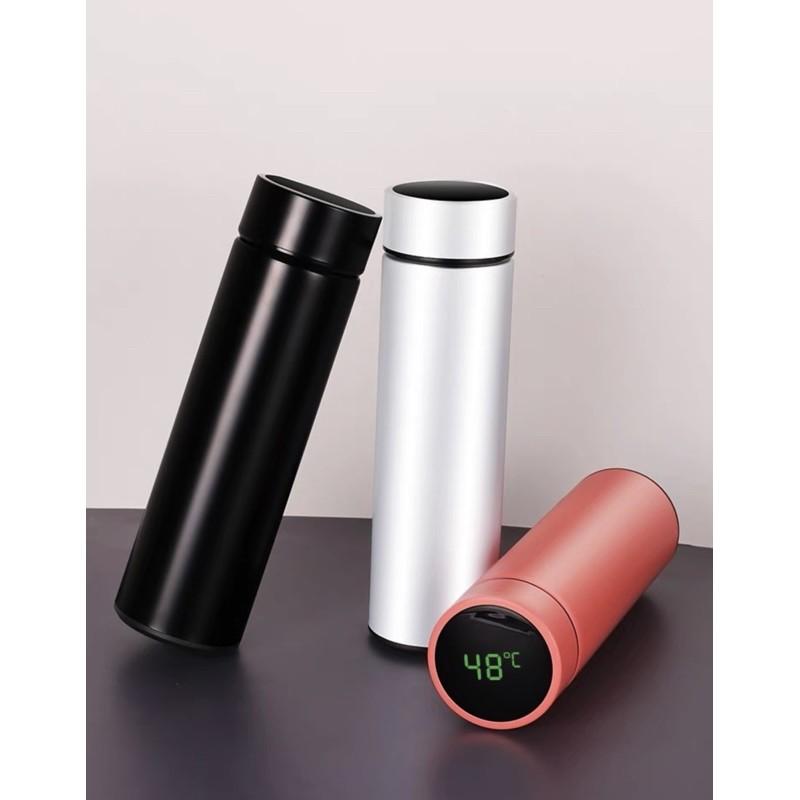 Bình giữ nhiệt đo nhiệt độ cảm ứng lõi lọc inox 304 cao cấp 450 ml