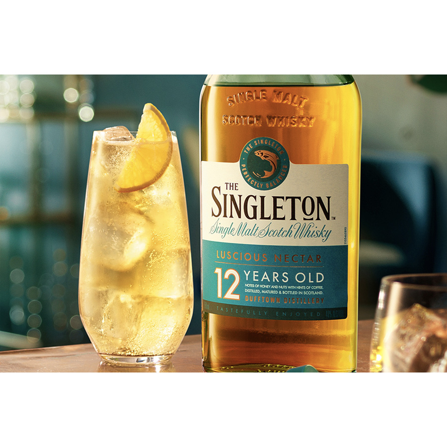 Hộp quà Rượu The Singleton 12 Years Old Single Malt Scotch Whisky Luscious Nectar Dufftown Distillery 40% 700ml