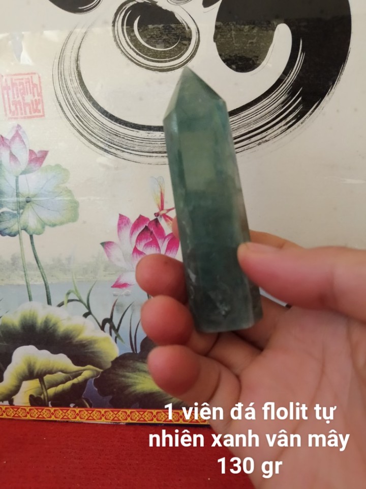 Trụ Đá Flourite Tự Nhiên Màu Xanh, Đá Thanh Tẩy Giúp Hỗ Trợ Reiki, Thiền Định, Sưu Tầm, Chặn Giấy
