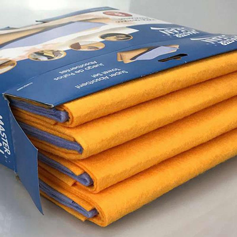 8Pcs Kitchen Towel Non-Woven Absorbent Dish Cloth Anti-Grease Washing Cleaning Rags for Home and Kitchen Car Wiper