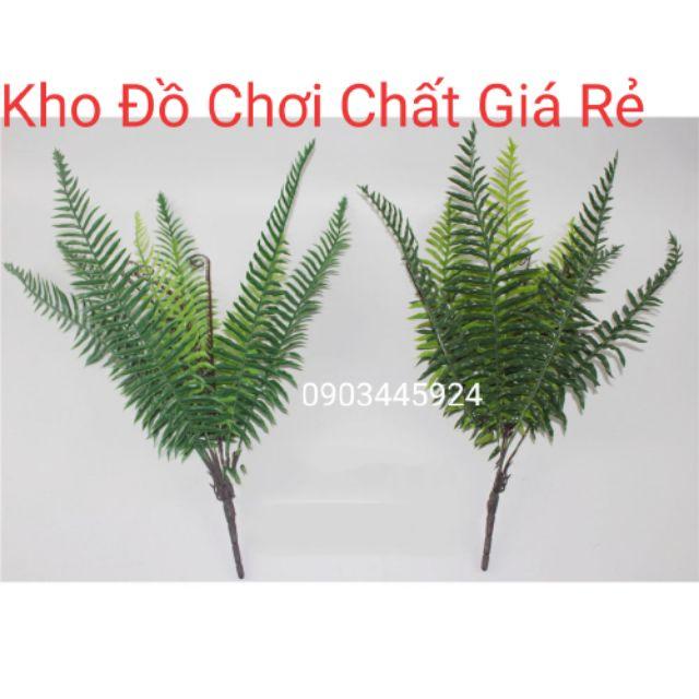 Cây dương xỉ giả giống thật 99% – Đường kính 45 cm – Cây vạn tuế (dương sỉ) giả, hoa lụa decor trang trí rẻ, bền, đẹp