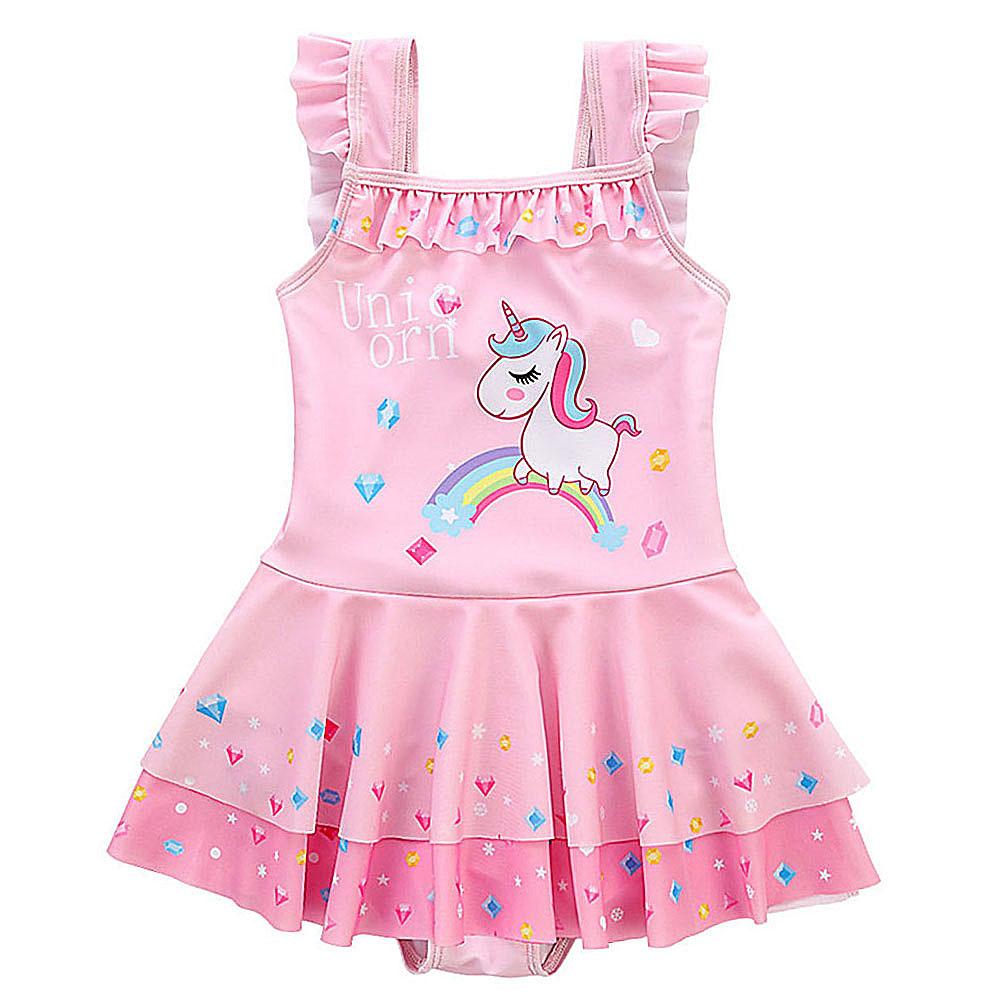 Cô Gái Một Mảnh Phù Hợp Với Trẻ Em Váy Đầm 2021 Kid Hoạt Hình Dễ Thương Đồ Bơi Plus Kích Thước Bé Đi Biển Áo Tắm