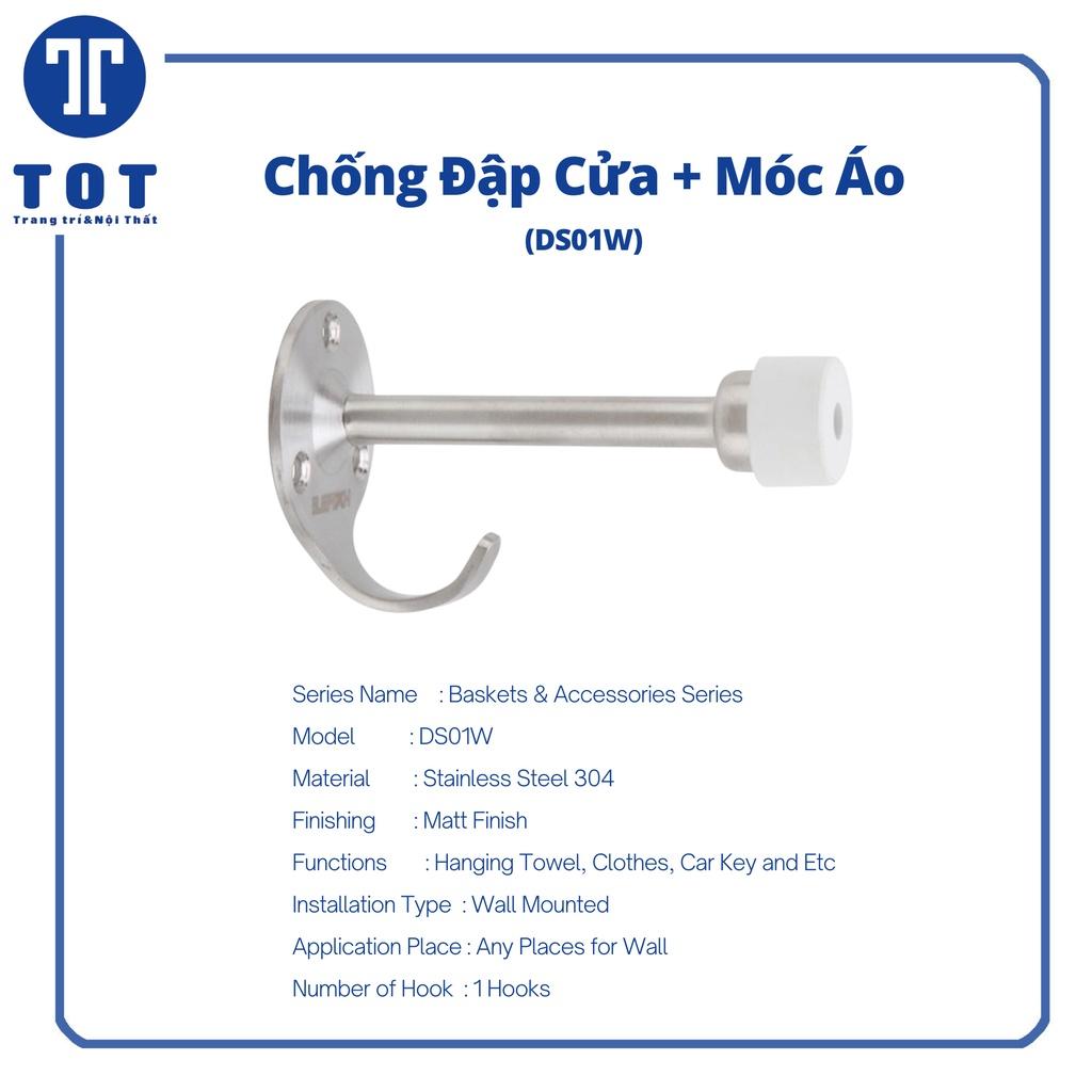 Chắn Cửa Kiêm Móc Áo Onimi DS01W Chống Va Chạm Cửa Tường Thiết Bị Nội Thất Cao Cấp