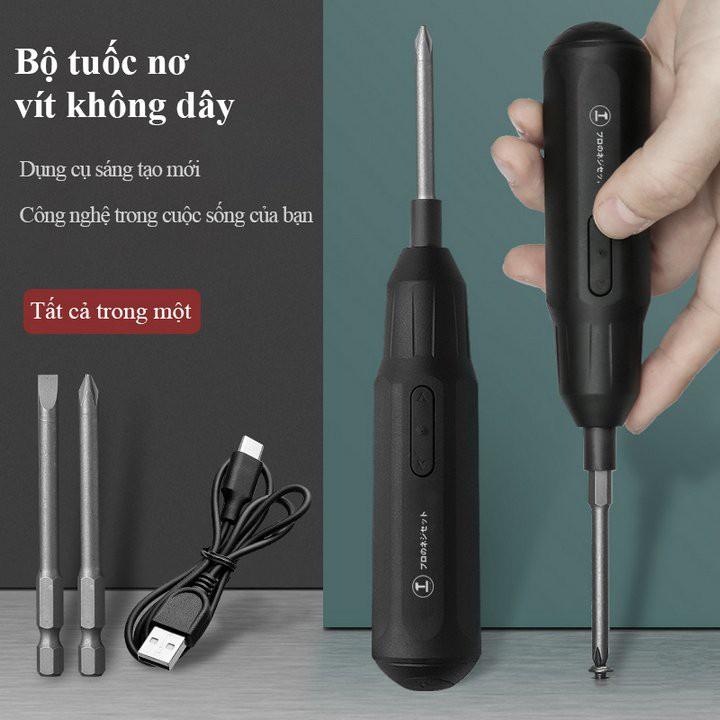 Bộ tuốc nơ vít không dây , All in one Type-C Charing - Home and Garden