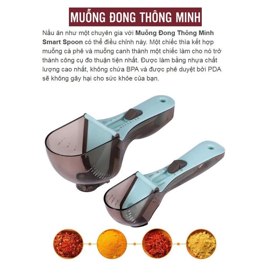 Bộ 2 Muỗng Đong Thông Minh ( 1 Nhỏ + 1 Lớn )