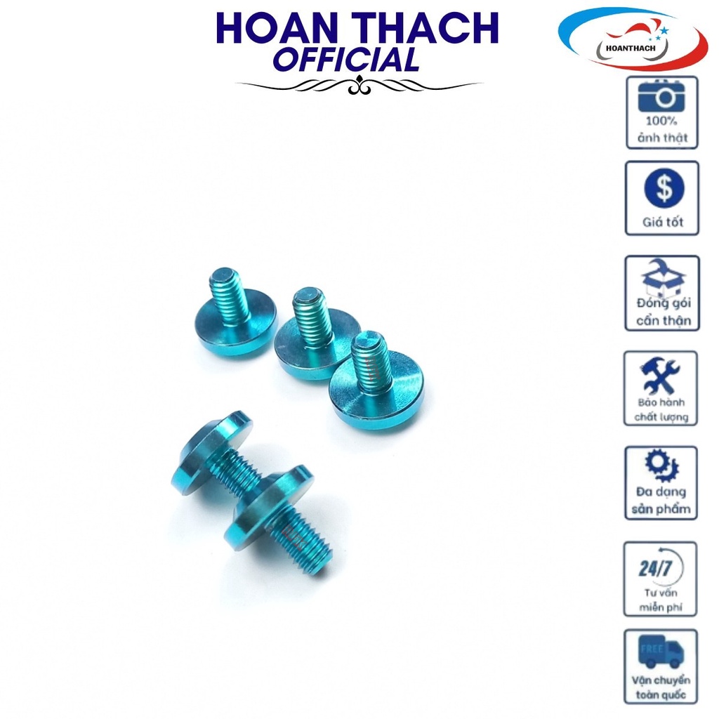 Ốc GR5 Titan Dù 6L10 Xanh Lục Bảo sử dụng được nhiều dòng xe ,SP010244 ( Gía 1 con )