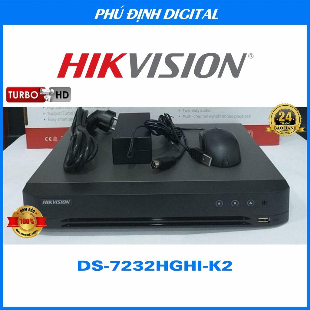 Đầu ghi hình camera 32 Kênh Hikvision giá tốt mã DS-7232HGHI-K2 - Hàng Chính Hãng