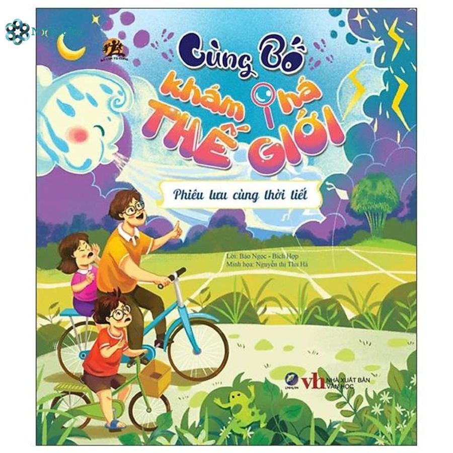 Sách Cùng bố khám phá thế giới - Phiêu lưu cùng thời tiết