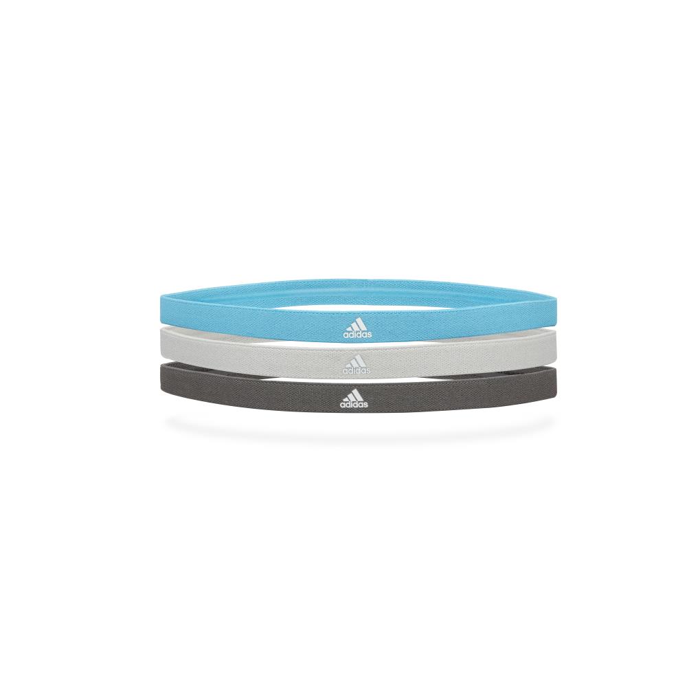 Băng Đô Thể Thao Freesize Chính Hãng ADIDAS ADYG-16202 Hairband (Bộ 3 Sợi) - Thun Co Giãn Cao Cấp