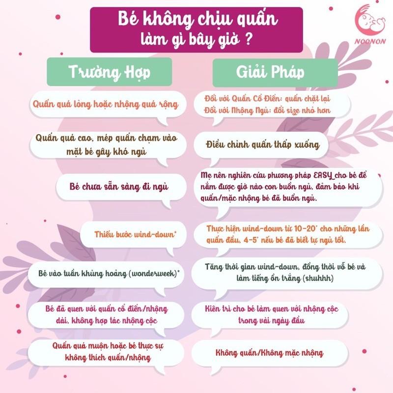 Quấn chũn ️ ️ Quấn cổ điển vải mềm - Nhộng chũn cho bé sơ sinh - Nuôi con theo EASY