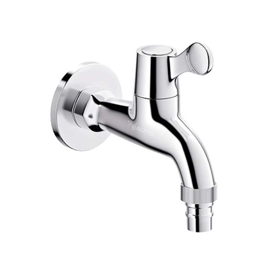 Vòi hồ gắn tường lạnh Viglacera VG110 đồng thau nguyên chất, mạ Cr/Ni sáng bóng, 500.000 lần đóng/mở, độ bền trên 10 năm - Hoa Sen Home - Hàng chính hãng