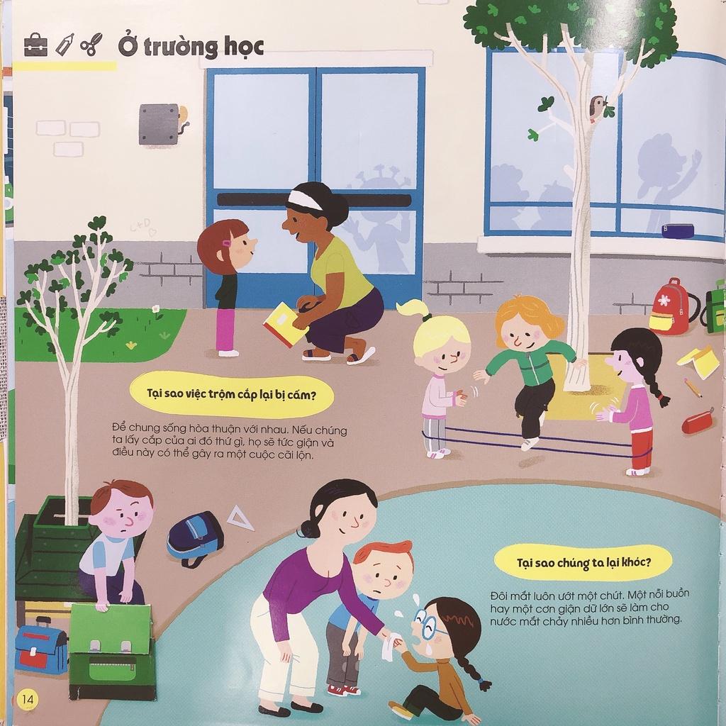Sách 1001 câu hỏi đáp về thế giới quanh ta - Tại sao? Bí quyết trả lời câu hỏi cho trẻ ba mẹ nên biết