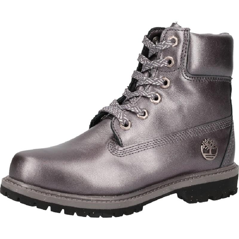 Giày Boot Cổ Cao Nữ Timberland 6-inch Premium Metallic Xám TB0A24HYFQ