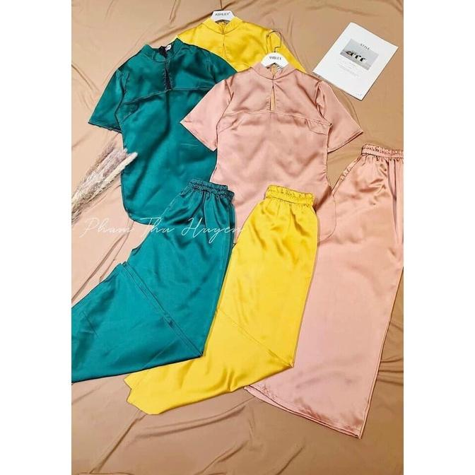 ĐỒ LAM ĐI CHÙA  Trang Nhã Vải Lụa La Tinh Giọt Nước 2021 Dành Cho Phật Tử AL005