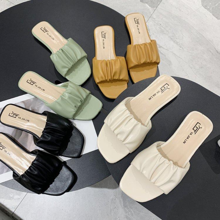 Dép quai ngang phong cách Hàn Quốc sành điệu cho nữ