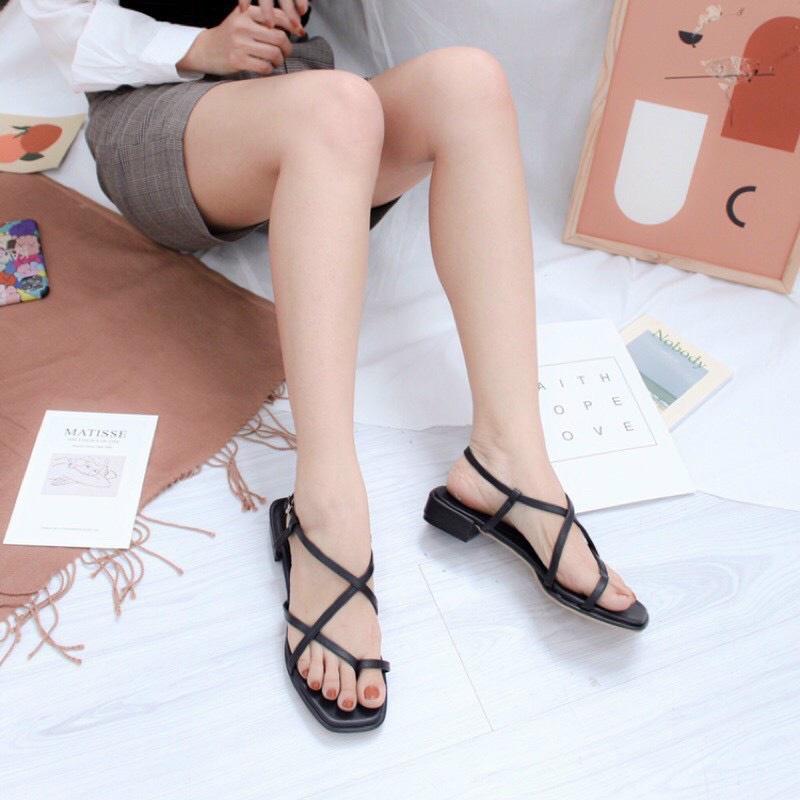 Sandal nữ đế bằng xỏ ngón (Mã G42 - VNXK)