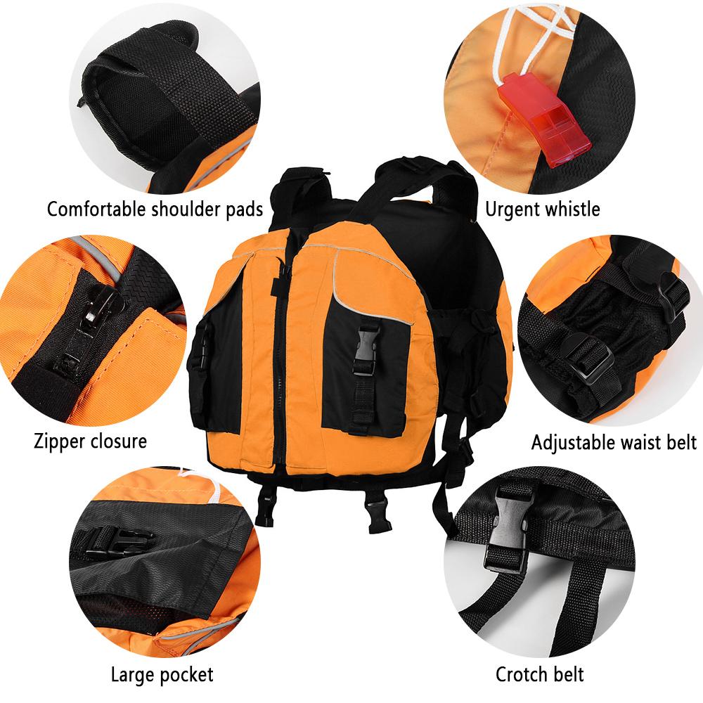 45kg - 100kg Áo phao phao người lớn Áo phao bơi Người lớn Áo phao bơi an toàn Phù hợp với các môn thể thao dưới nước Nam nữ Áo khoác sinh tồn