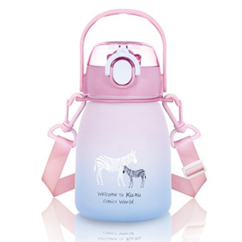 Bình nước cho bé 2 tuổi KU.KU Duckbill nhựa Tritan cao cấp 600ml ku5621