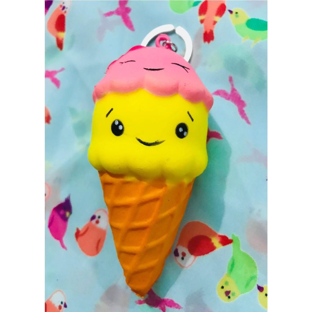 ĐỒ CHƠI SQUISHY Ốc QuẾ CẢM XÚC TẶNG KÈM MÓC KHÓA - thegioidochoi127 | squishyhaihuoc