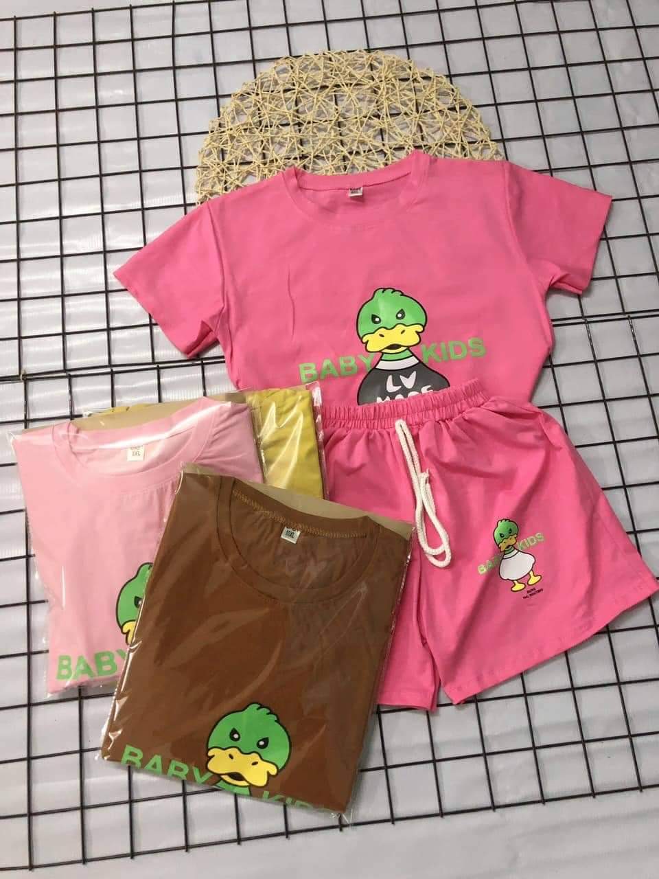 Bộ Cotton tàu be gái từ 25-40kg
