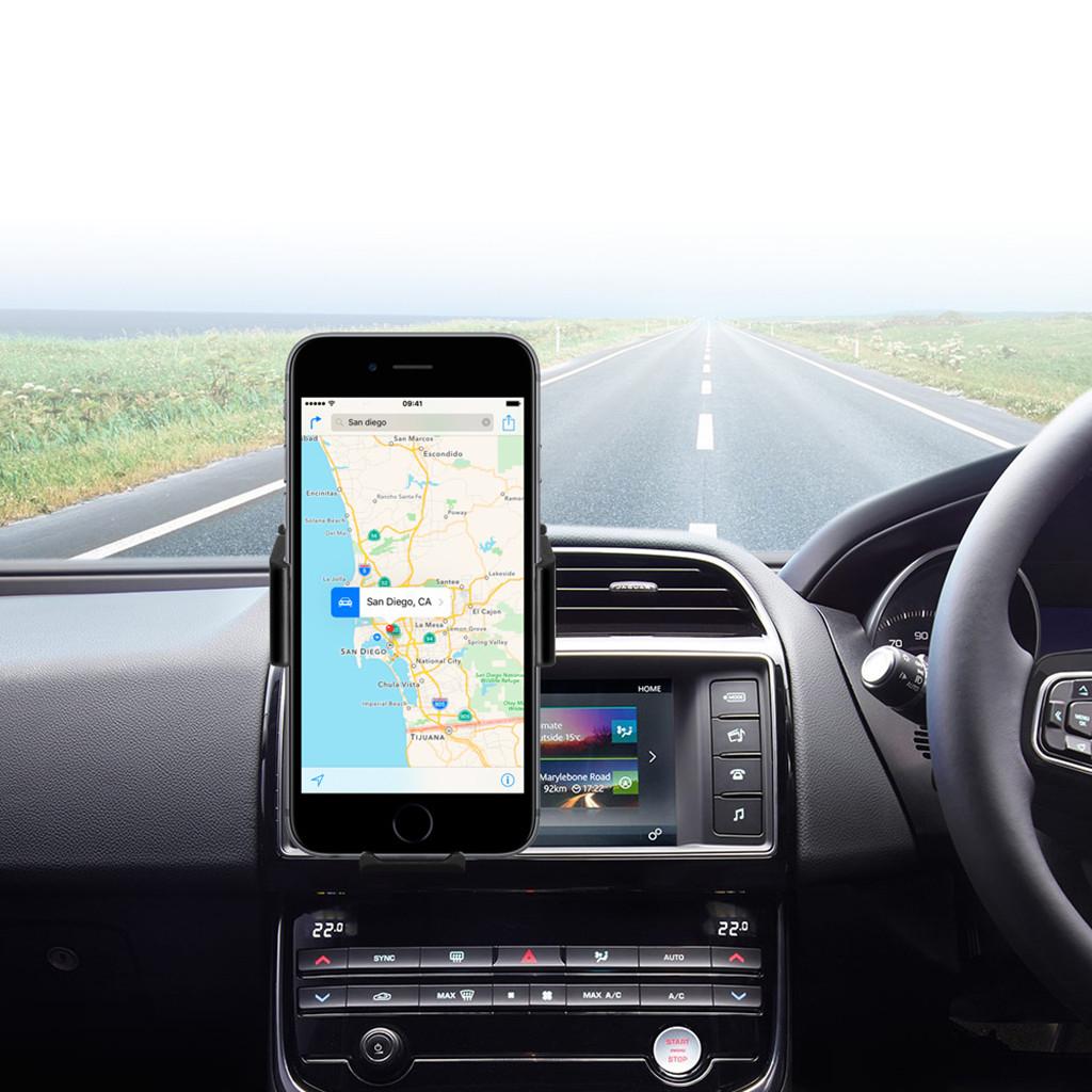 Air Vent Phone Holder Car Mount with Quick Easy Release Button and 360 Degree Rotation Cradle for IPhone car phone mount Samsung Galaxy, Smartphones