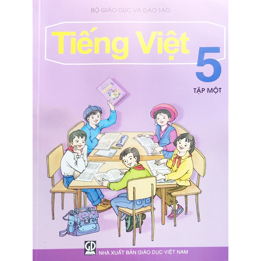 Sách - Tiếng việt 5 tập 1 và 2 Tập Giấy kiểm tra 5 ô li cấp 1 ( 6 tờ đôi ) - GD