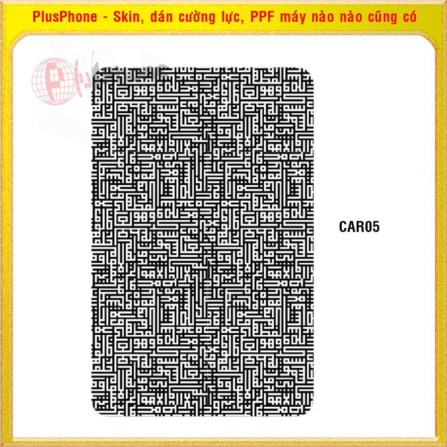 Dán Skin cho mặt sau Nokia T20 10.4 inch in hình caro