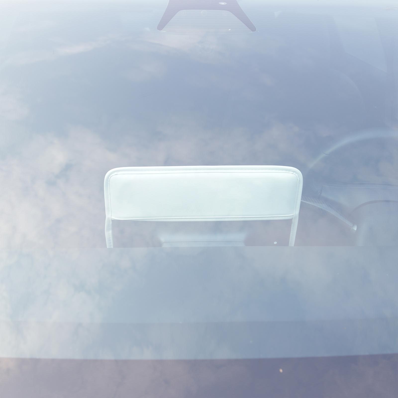 Navigation Cover Sleeve Sunshade Protector fits for Tesla Model 3 DIY White