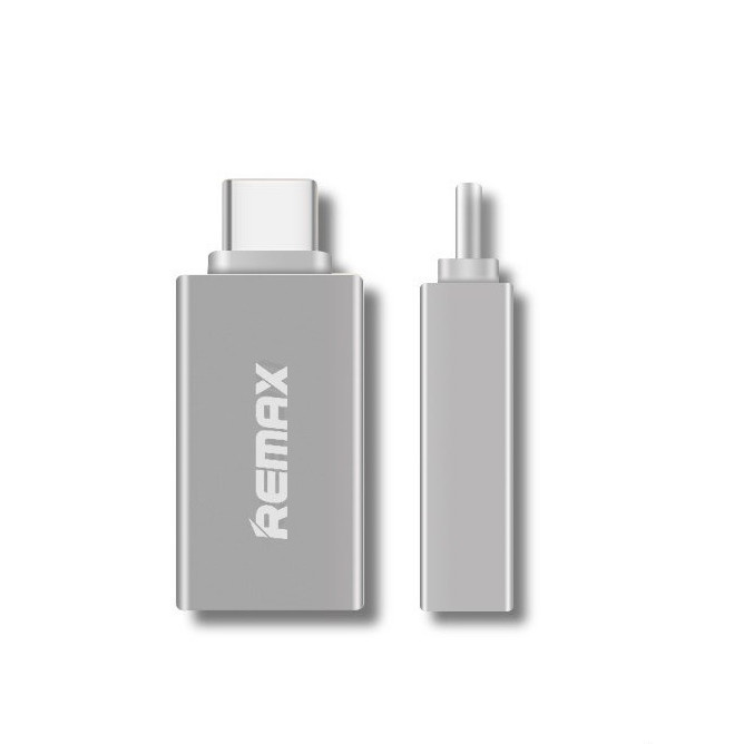 Đầu Chuyển Đổi USB OTG Remax - 2 Cổng USB Type-C Và USB 3.0 (Giao màu ngẫu nhiên) - Hàng chính hãng