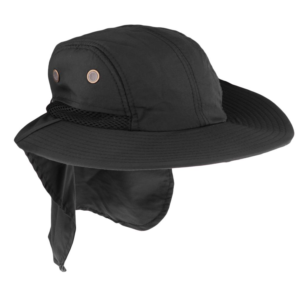 360-degree Outdoor Jungle Hat Shawl Neck Sun Protection Hat Face Protection Blue