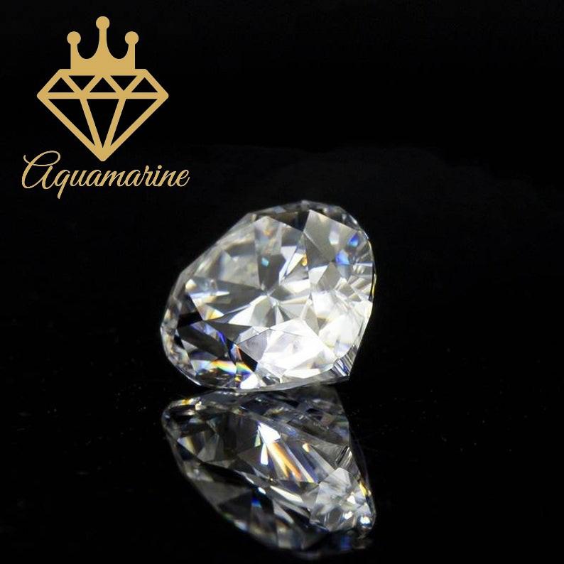 Kim cương nhân tạo Moissanite Pear