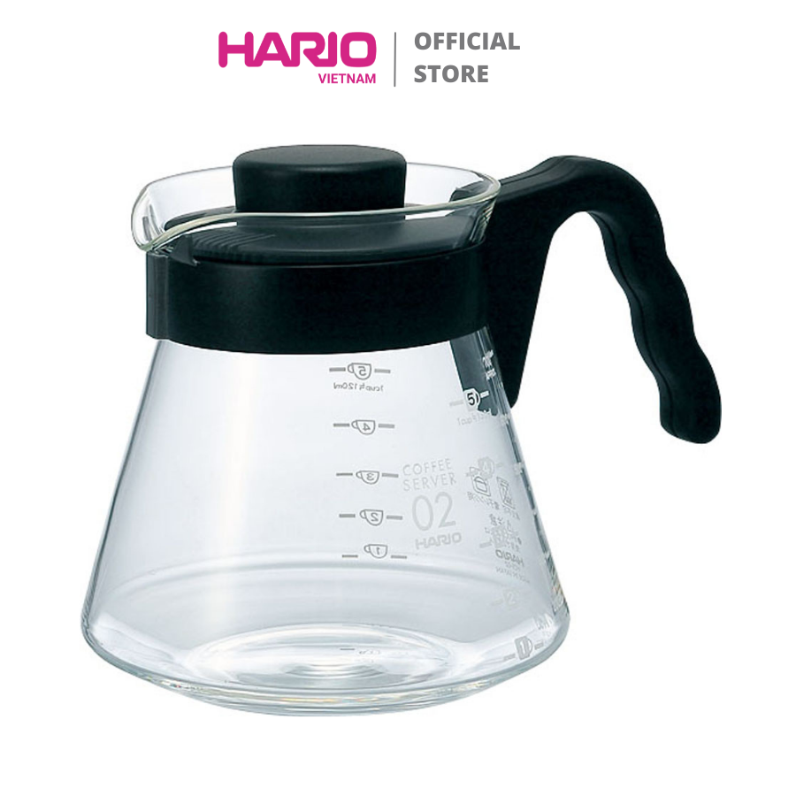 Bình Cà Phê Hario V60 700ml  (V60-VCS-02B)