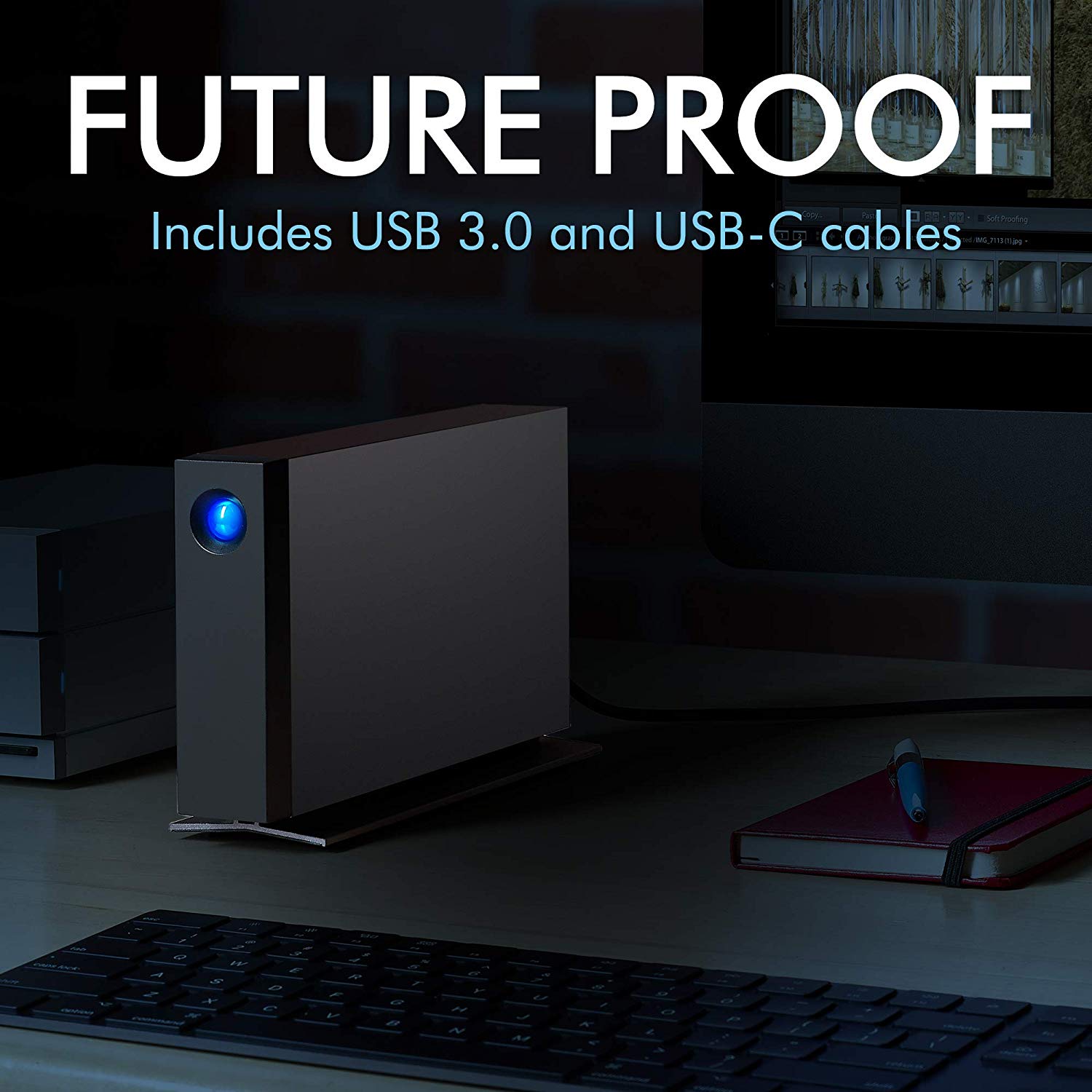 Ổ Cứng Để Bàn Lacie D2 Pro 4TB/8TB USB-C (Hàng chính hãng)