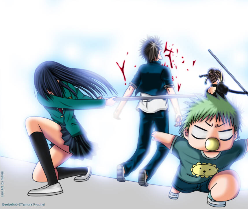 beelzebub - vua quỷ chapter 124 25