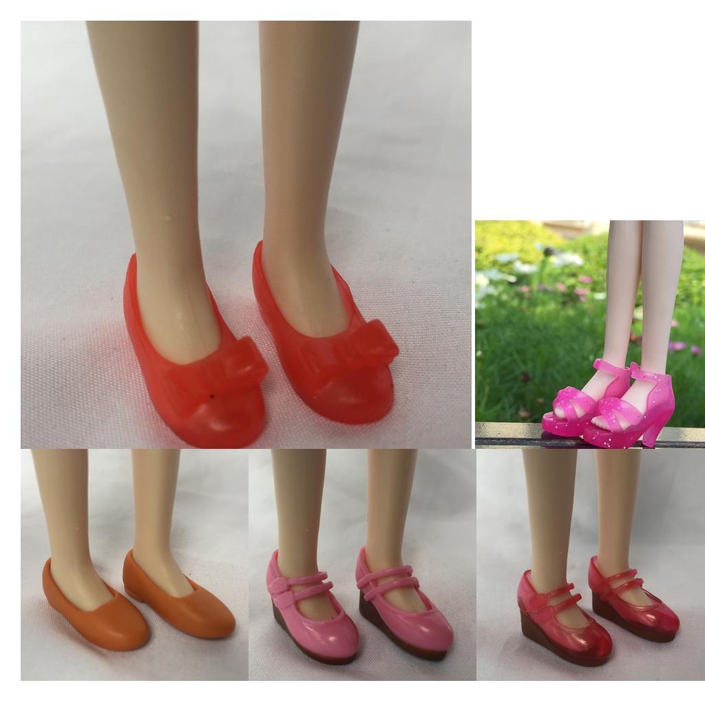 Handmade Doll Jelly Shoes for Blythe 1/6 BJD Doll 12inch Girl Doll Accessory