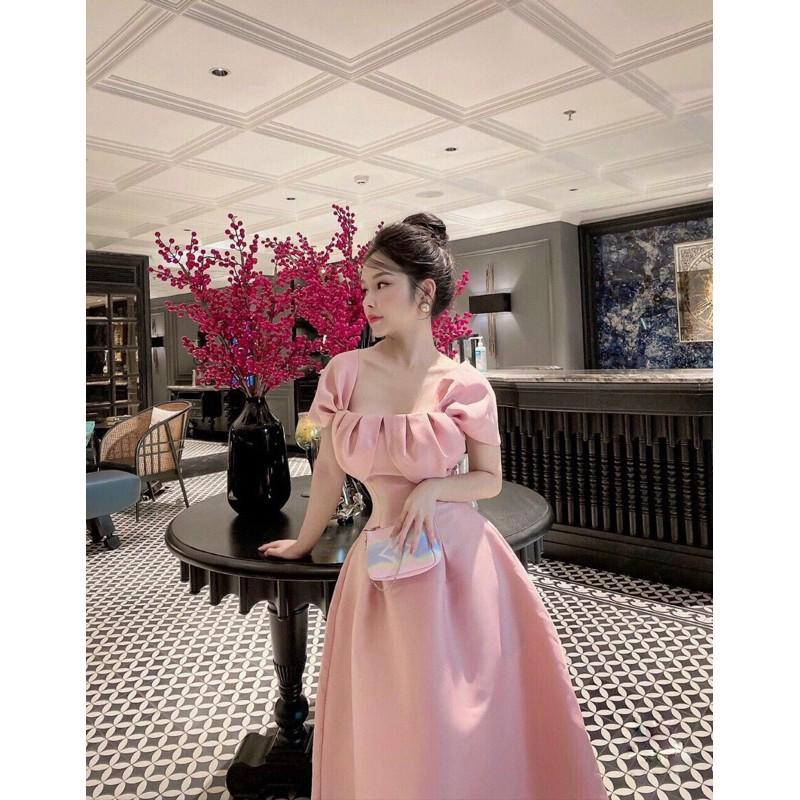 ĐẦM XOÈ XẾP LY NGỰC CỰC XINH