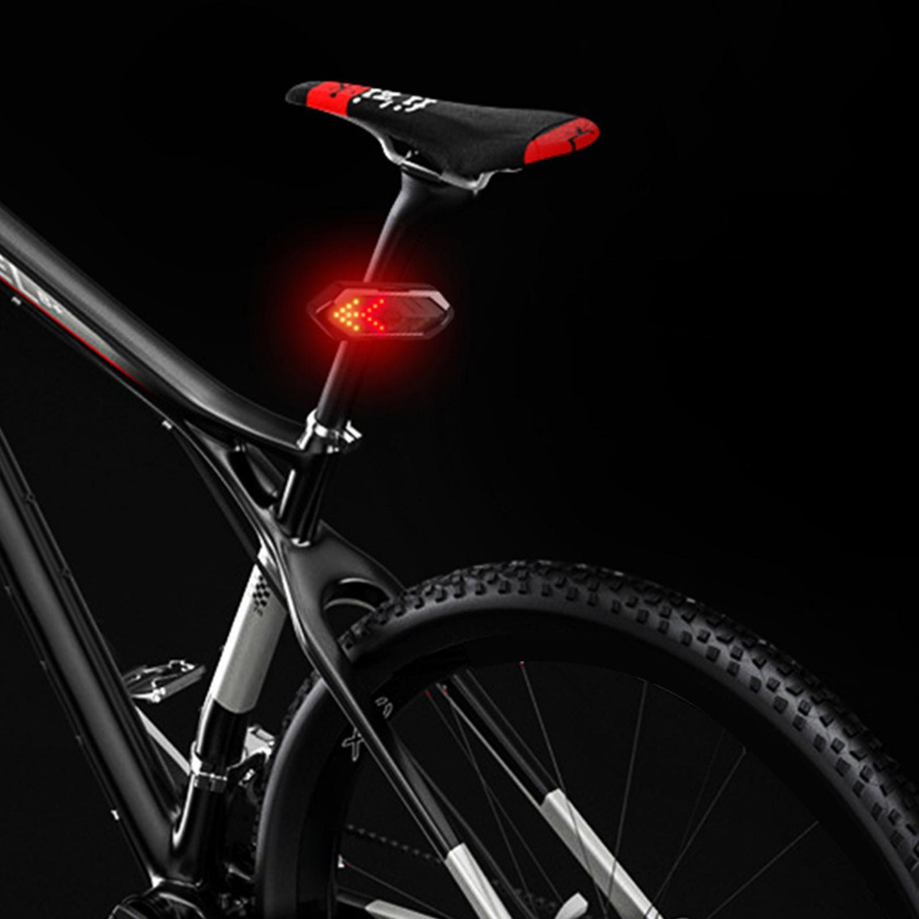 Đèn tín hiệu xe đạp có còi, xi nhan báo Bike Blinker Hinten Bike Licht LED