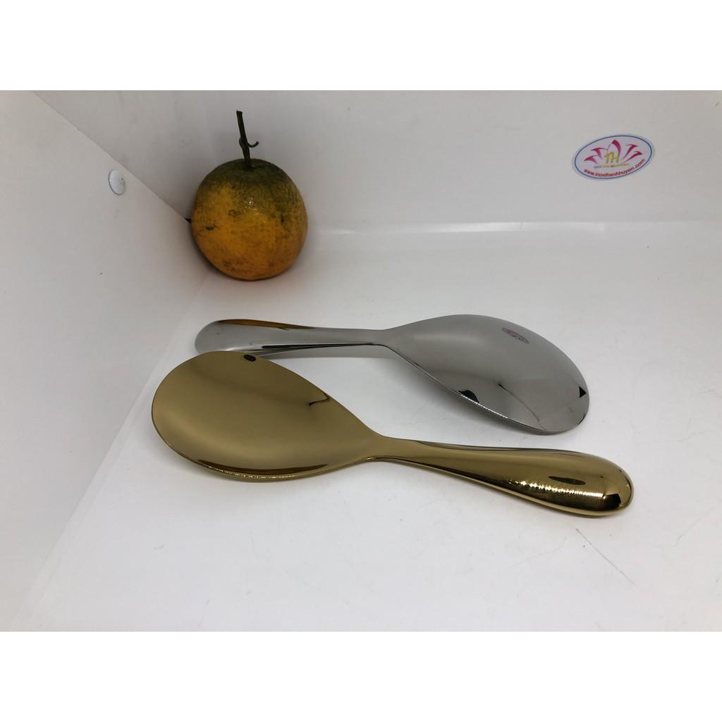 Vá cơm inox 304 Hàn Quốc eo đẹp dày sáng bóng dày dặn siêu bền đẹp có loại chống dính