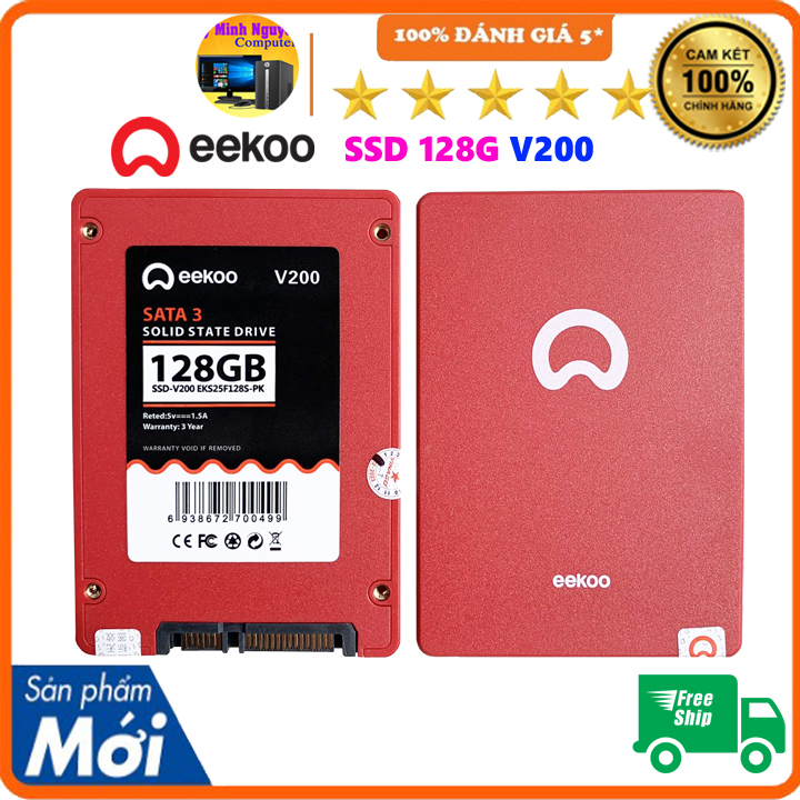 Ổ ssd 128gb V100 eekoo 2.5in sata 3 - Hàng chính hãng Vinago