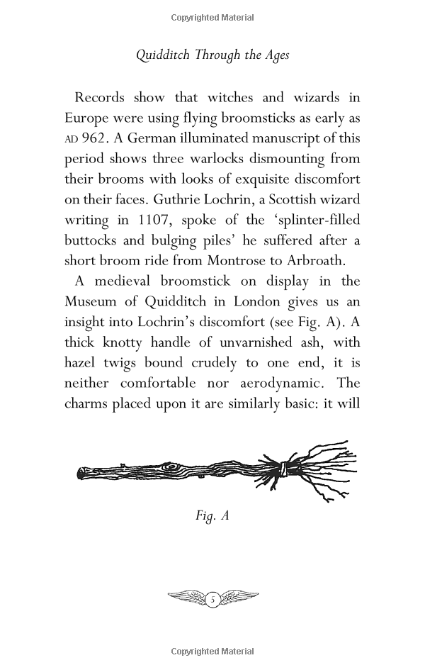 Sách Harry Potter: Quidditch Through The Ages (Hardback) Harry Potter: Quidditch qua các thời đại (English Book)