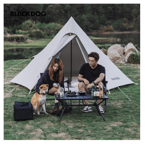 Bàn nhôm cắm trại gấp gọn tùy chỉnh độ cao Blackdog BD-ZZ003