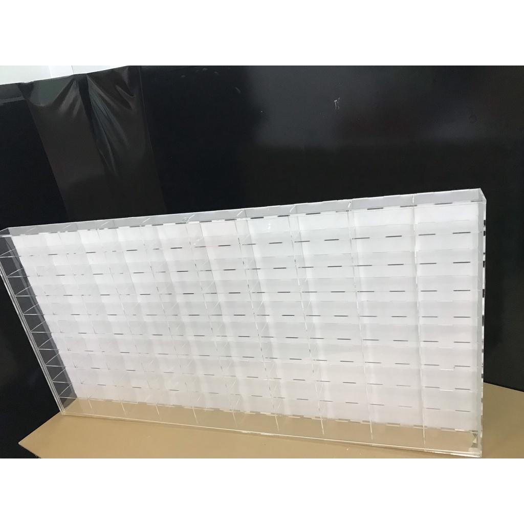 Kệ trưng bày xe mô hình 1:64-kệ mica trưng bày 100 xe