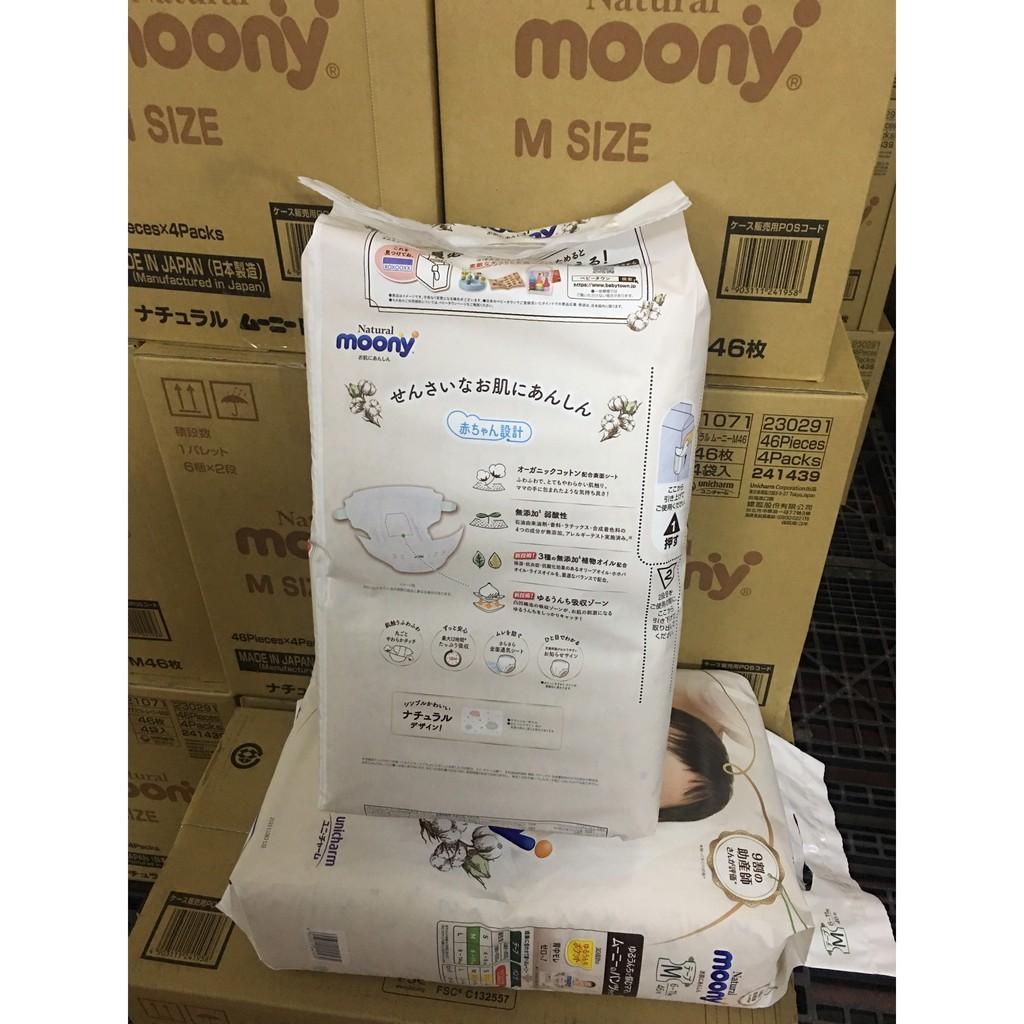 Bỉm dán Moony Natural M46