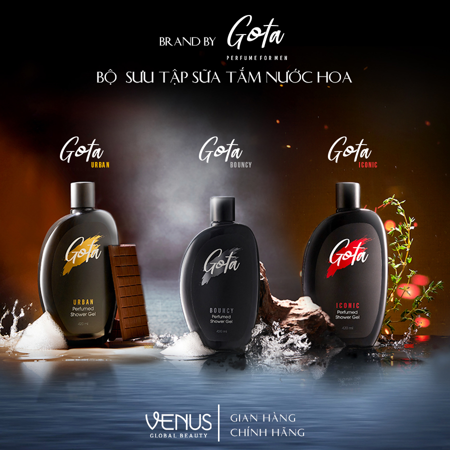 Bộ đôi Nước hoa và Sữa tắm Nam Gota Urban (50ml - 420ml)