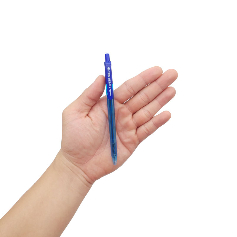[TẶNG BÚT XÓA] Hộp 12 bút bi Double A Speed DBP-307-B21 ngòi 0.7 mm - Mực xanh, ngòi nhỏ
