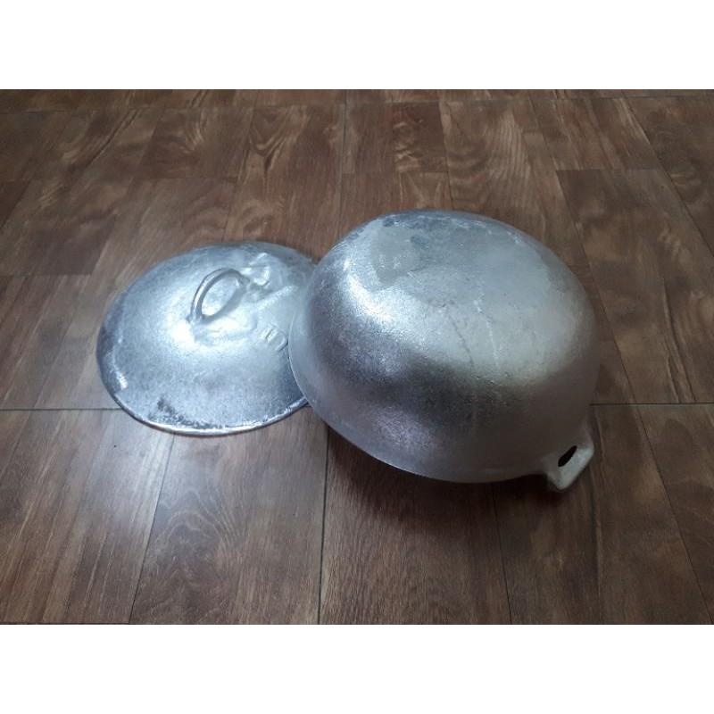 Tộ gang đúc kho thịt cá 25cm