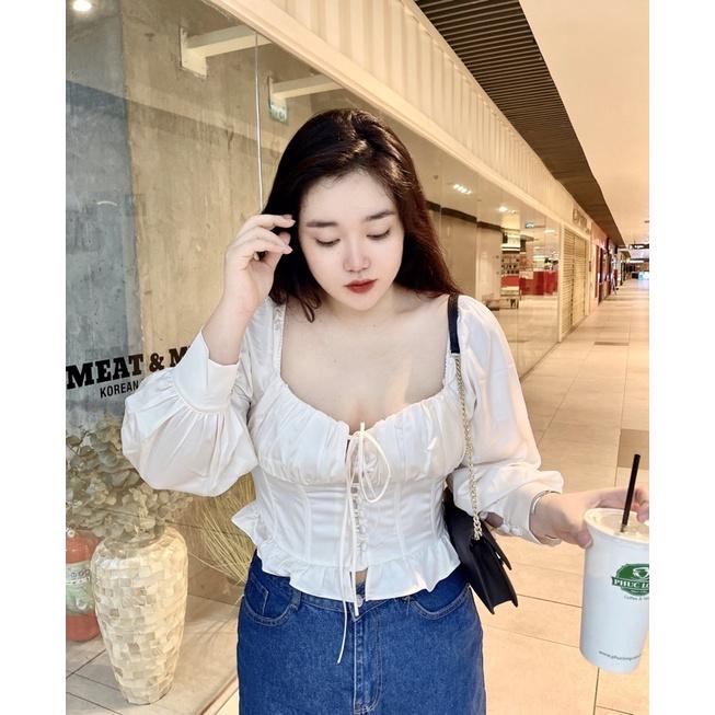 Áo croptop nhúng ngực winx bigsize