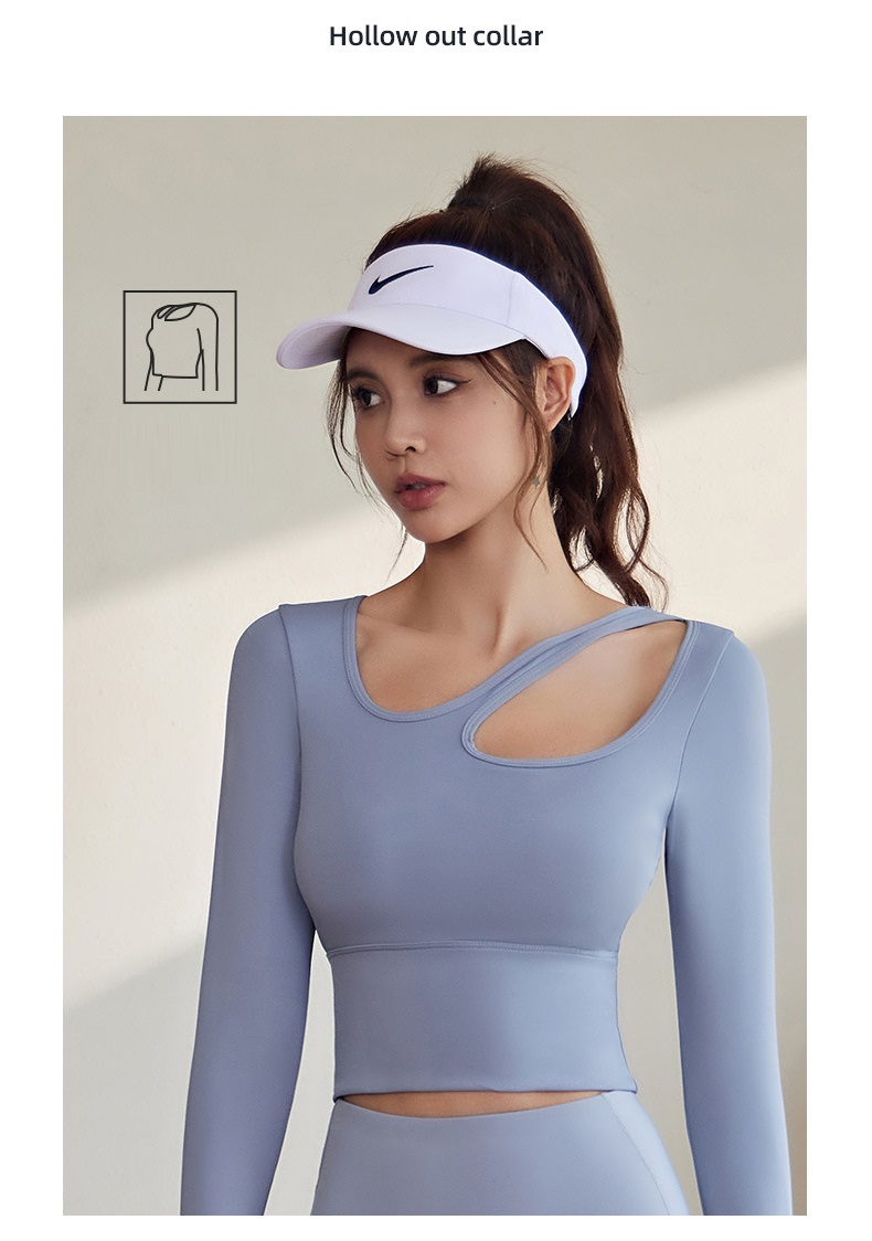Bộ Đồ Tập Gym, Yoga, Aerobic Nữ, Quần Áo Thể Thao Nữ Quần Dài Và Áo Croptop Dài Tay Xỏ Ngón