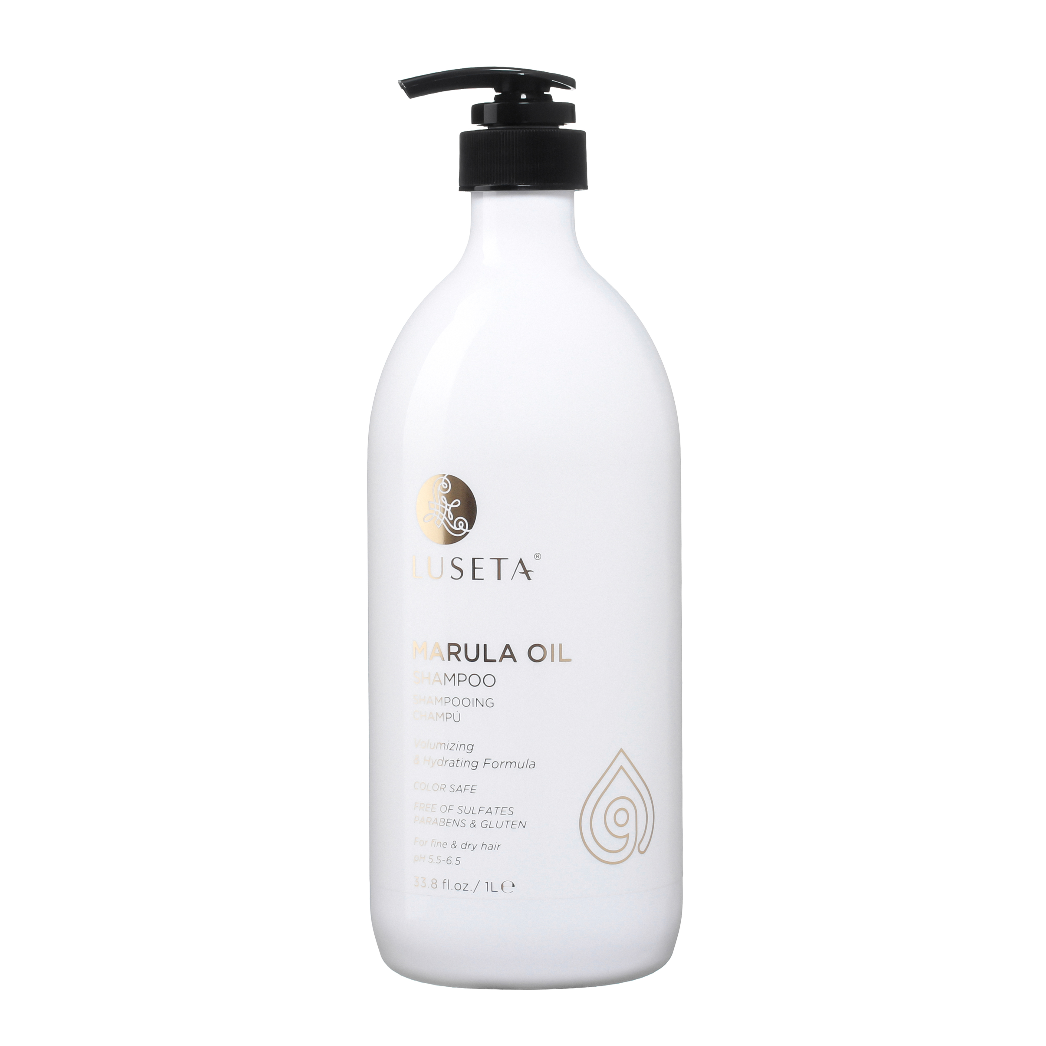 SET GỘI XẢ LUSETA MARULA OIL 1000ML